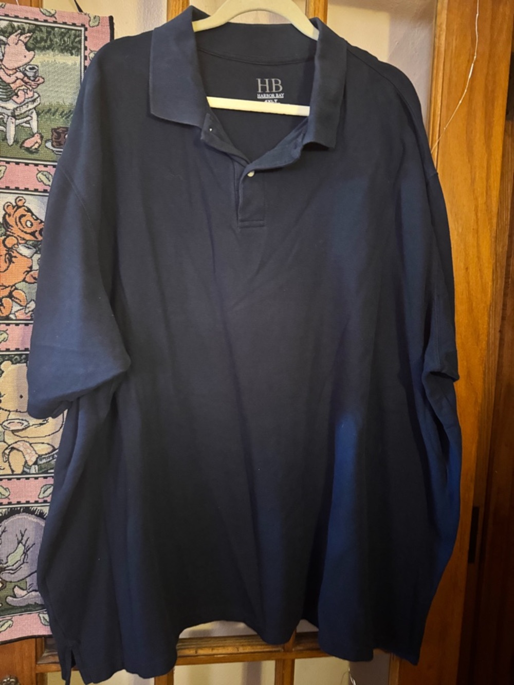 Harbor Bay Men's Dark Navy Polo Shirt